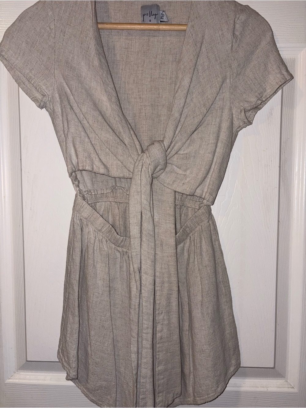 Princess Polly Cutout/Tie Front Romper